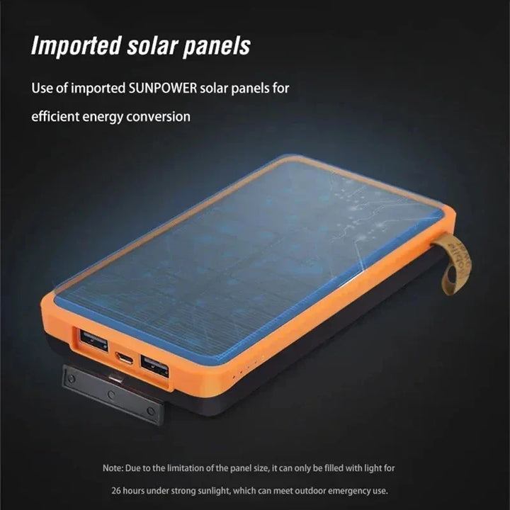 BowLift | Solar Energy Emergency Powerbank 20,000mAh – Reliable Power during Power Outages