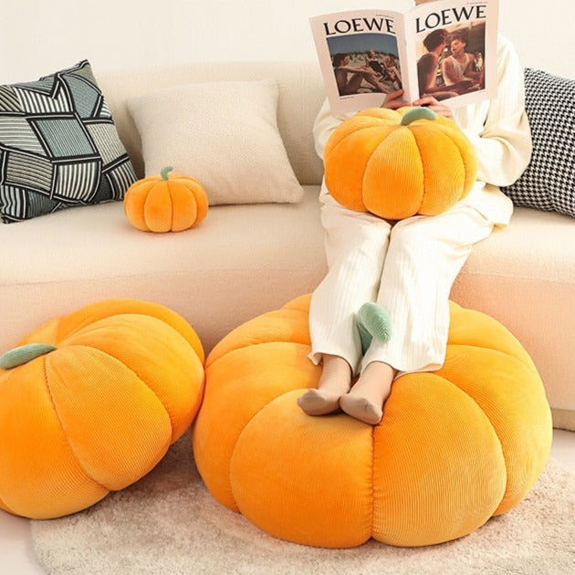 Fluffy Pumpkin Cushion | Bowlift