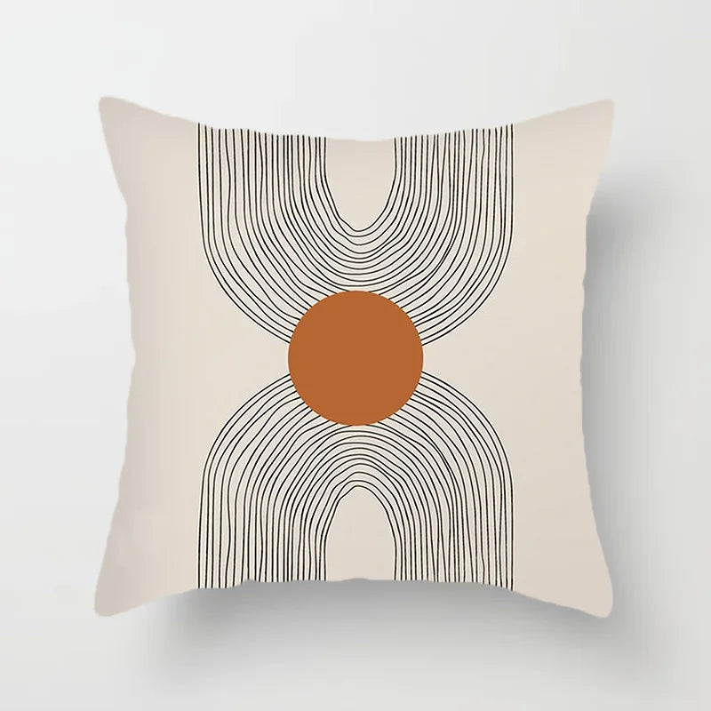 Modern Art Abstract Pattern Decorative Cushion Covers Creative Line Sofa Chair Pillowcases Throw Pillow Case Home Office Decor | Bowlift