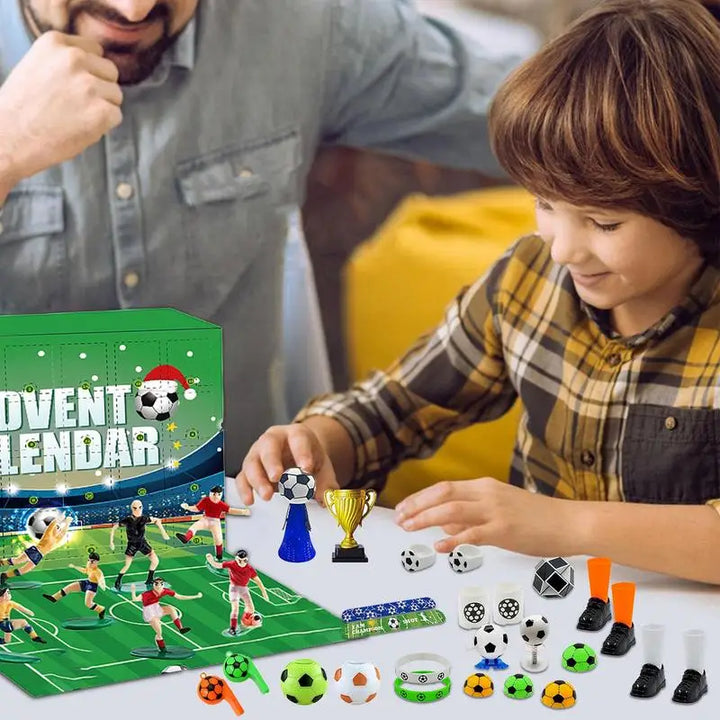 BowLift | MatchBox – Advent Calendar for Boys and Girls with Stadium Building Set