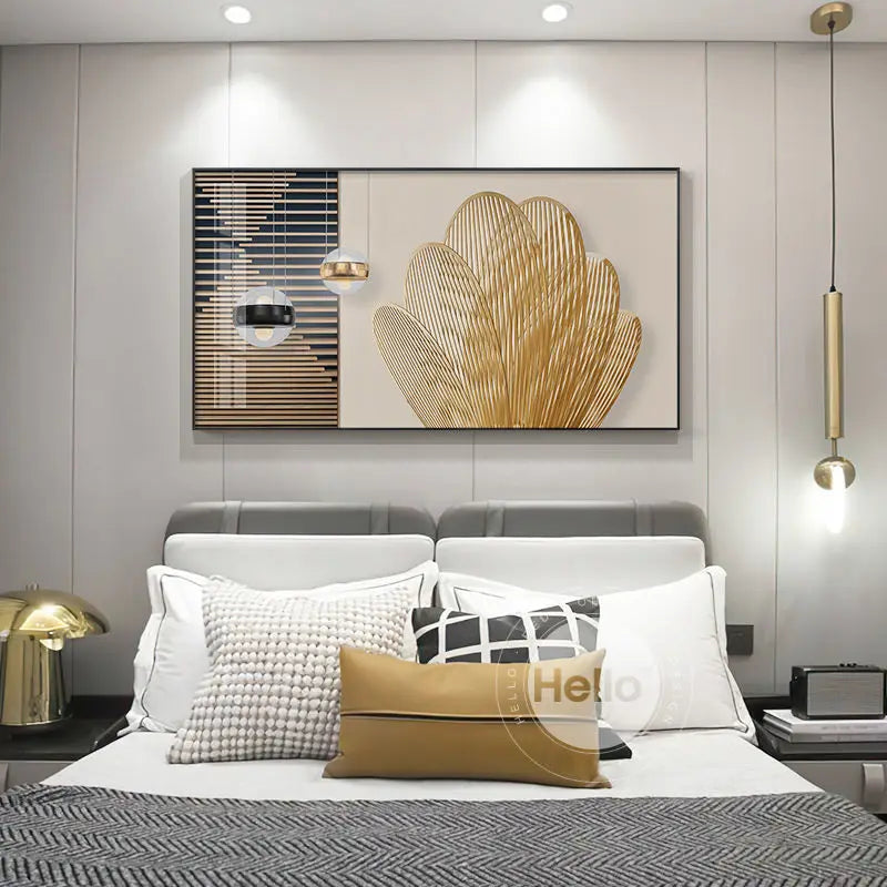 Modern Aesthetics Abstract Sun & Moon Wall Art Fine Art Canvas Prints Pictures For Luxury Loft Living Room Dining Room Lifestyle Art Decor | Bowlift