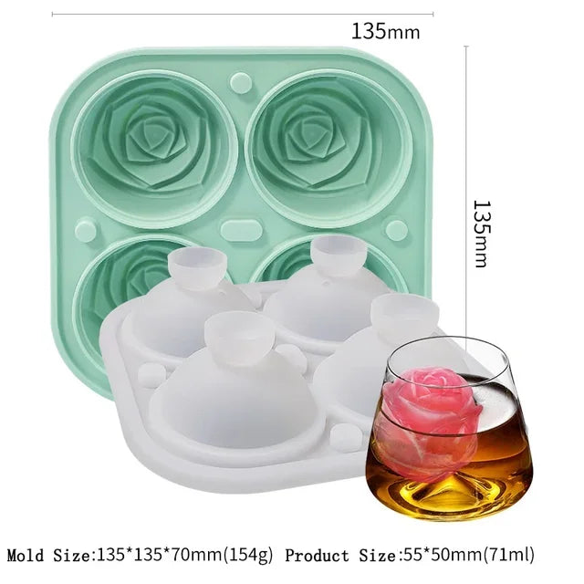 BowLift | 3D Rose Ice Cube Trays