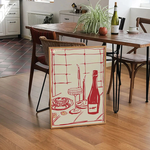 Wine Table Wall Art | Bowlift