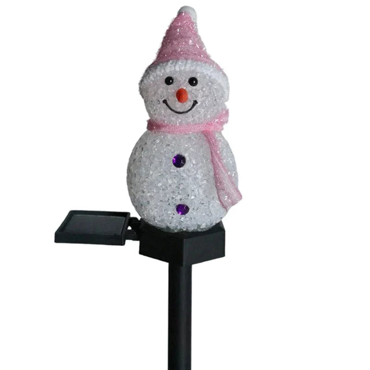 Solar-Powered Snowman Lamp - SolarSnow | Bowlift