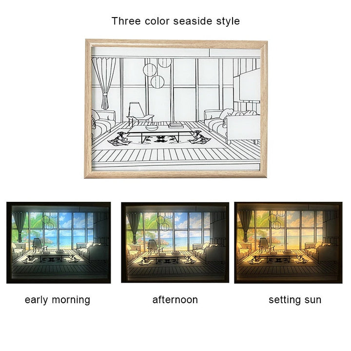 BowLift | 2D Painting Art Lumina Creative LED Lamp