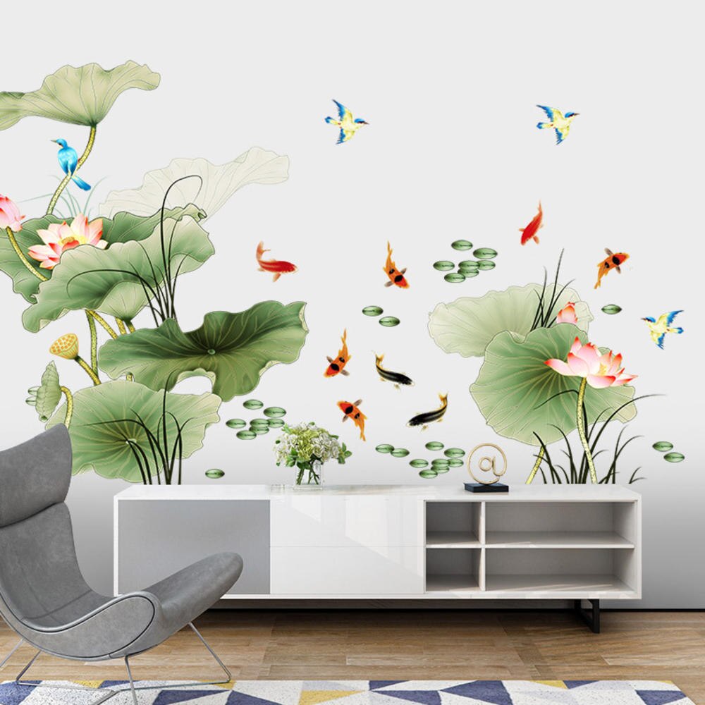 BowLift | Modern Blossom Lotus Self-Adhesive Wall Sticker
