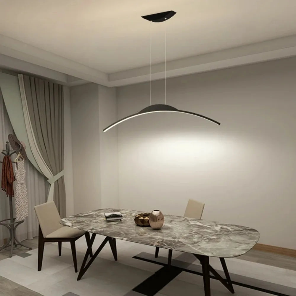 BowLift | Modern LED Pendant Light for Dining Room, Kitchen and Living Room