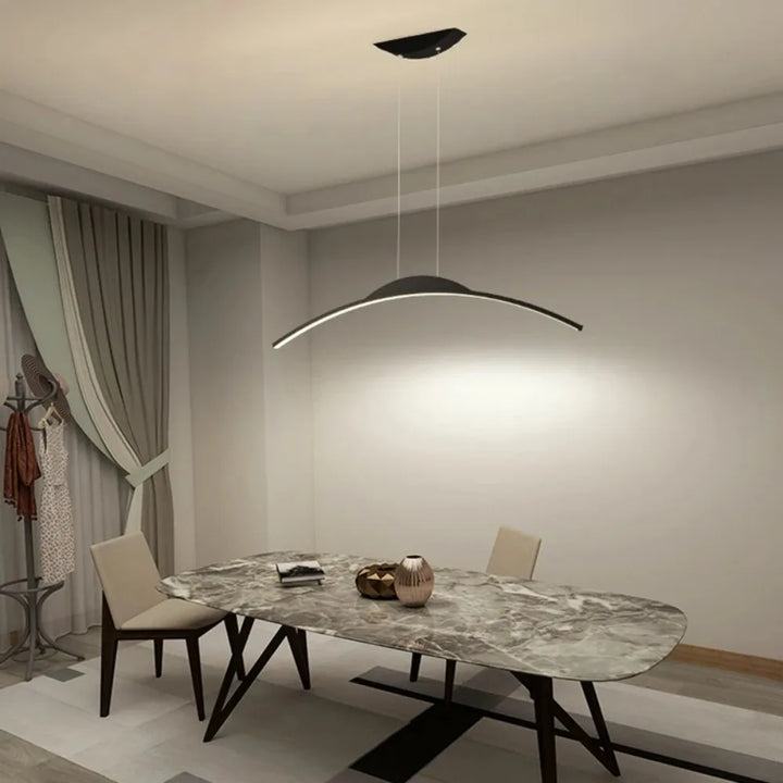 BowLift | Modern LED Pendant Light for Dining Room, Kitchen and Living Room