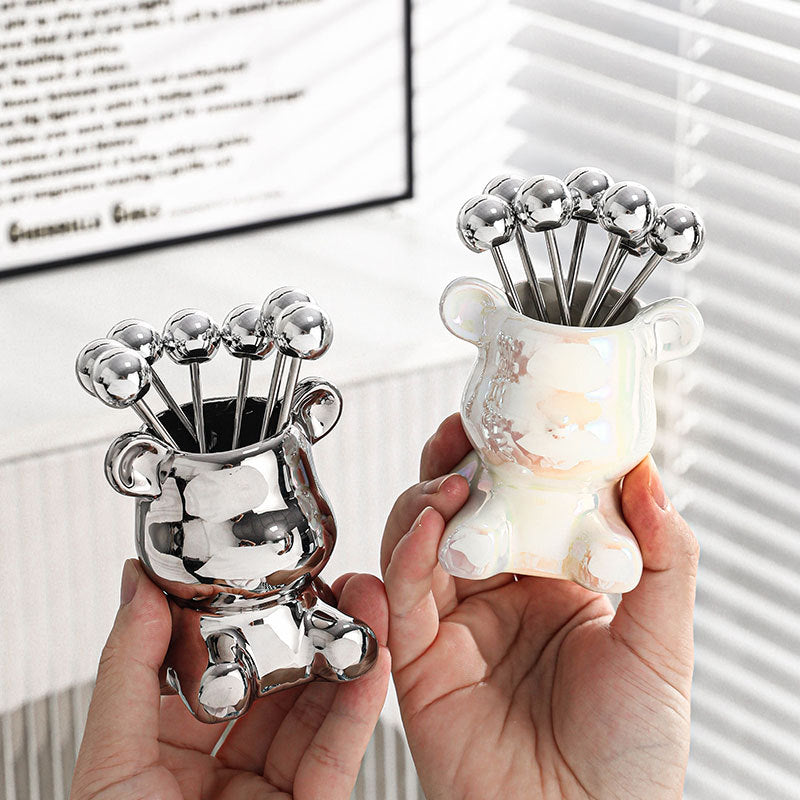 Nordic Tiny Bear Food Fruit Holder | Bowlift