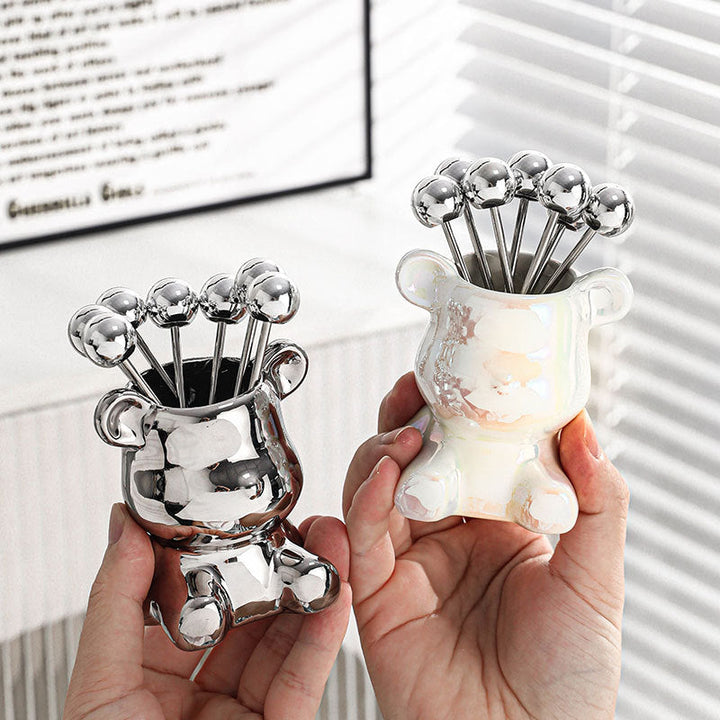 Nordic Tiny Bear Food Fruit Holder | Bowlift