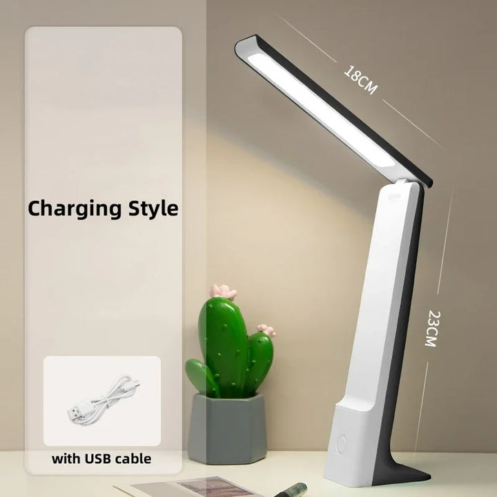 BowLift | Lumora LED Table Lamp | Dimmable & Touch Control | 3 Light Colors | Battery 20h | White/Pink/Blue