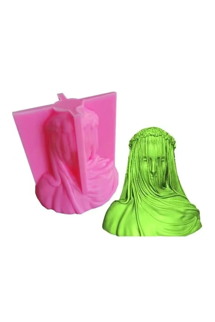 Portrait sculpture candle mold DIY | Bowlift