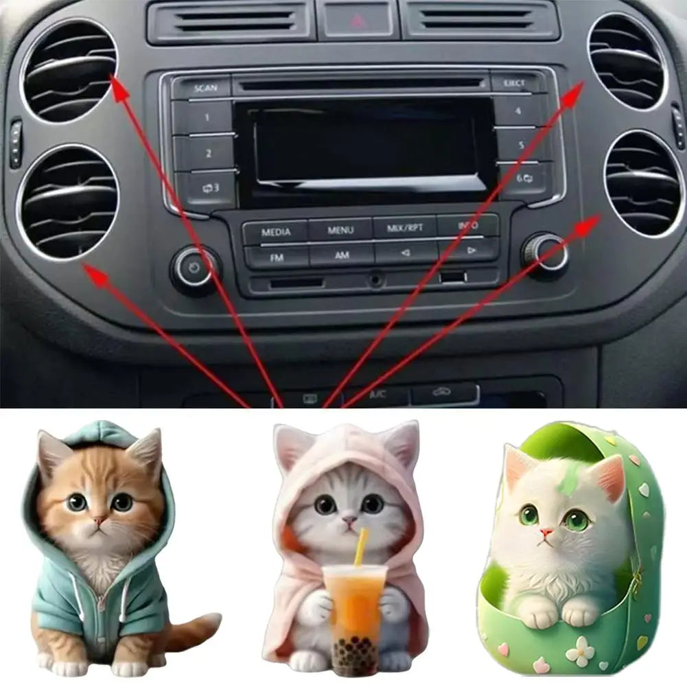 BowLift | Cool Hoodie Cat Clip-On Car Freshener