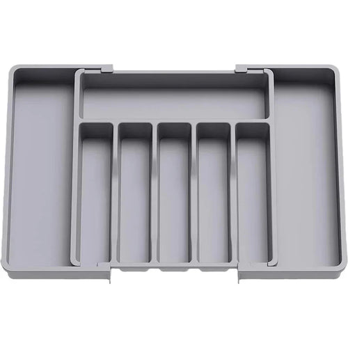 BowLift | Modulora Cutlery Drawer Insert | Expandable Cutlery Organizer | Adjustable Storage System Made of PP | 38×35 cm
