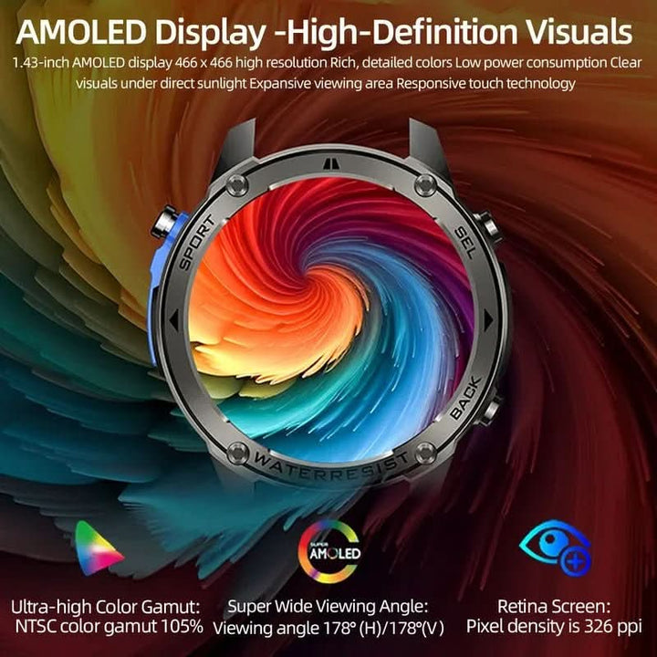 BowLift | Outdoor smartwatch with GPS, compass & health monitoring