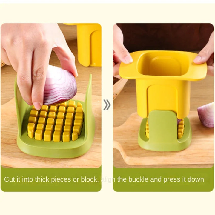 ChopMaster – Multifunctional Vegetable Cutter & French Fry Cutter with Hand Pressure Mechanism | Bowlift