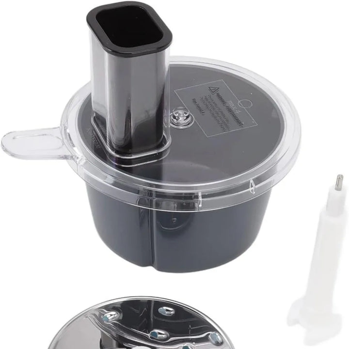 BowLift | MixWerk Thermomix Cutting Set for TM6 & TM5 | Vegetable Cutter & Grater | Slicer Attachment for Radishes & Sweet Potatoes | Accessories with Container