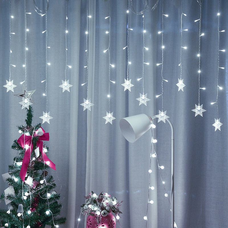 LED Fairy Snowflake Lights | Bowlift