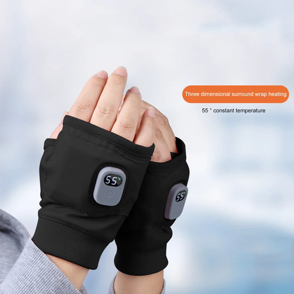 BowLift | ThermoGrip Heated Gloves | 360° All-Around Heat | Rechargeable & Windproof | Touchscreen Function