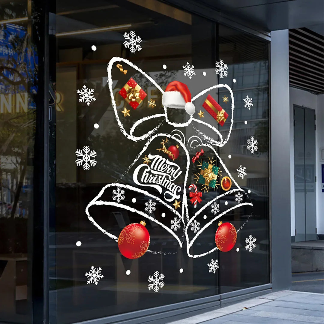 BowLift | BellWindowDecor | Creative Christmas Window Stickers