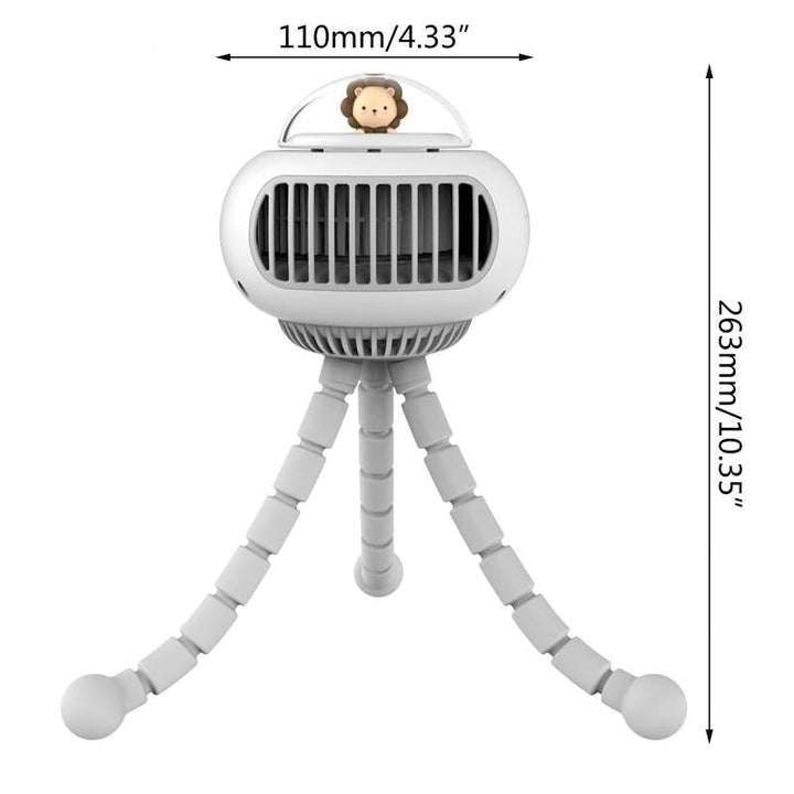 Portable Flexible Cute Baby Stroller Fan | Bowlift