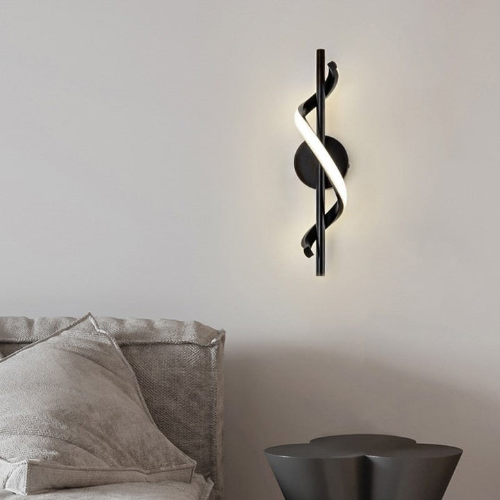 BowLift | SpiralLume – Minimalist LED Wall Light with a Modern Edge
