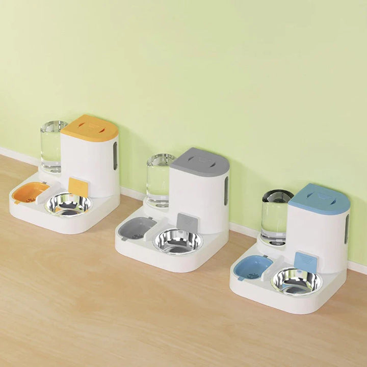 BowLift | Feedipet Food & Water Dispenser for Cats & Dogs | Automatic Refill | 2-in-1 Bowl Set