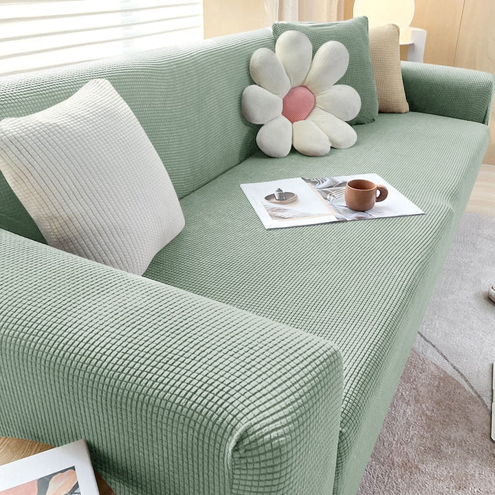 BowLift | Textured Stretch Sofa Cover | Non-Slip, Machine Washable & Protective for 1-Seater, 2-Seater, and 3-Seater Sofas