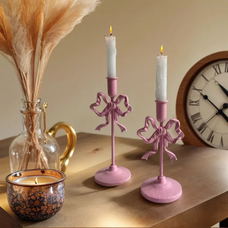 French Wrought Iron Candle Holder | Bowlift