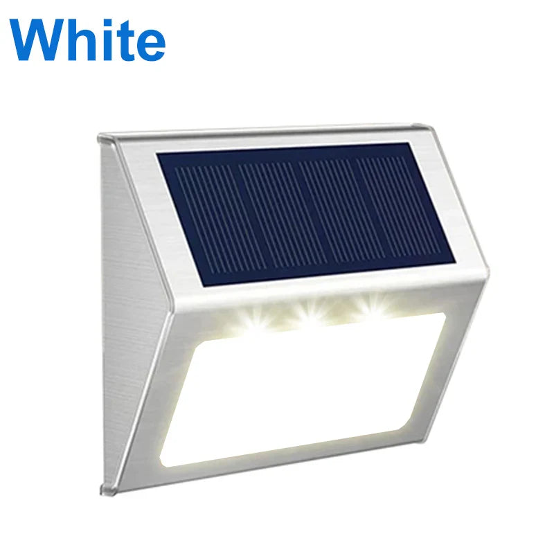 BowLift | Lunettra Solar Step Light Stainless Steel | 3 LEDs | IP45 Waterproof | Eco-Friendly & Corrosion Resistant | For Garden, Fence & Wall