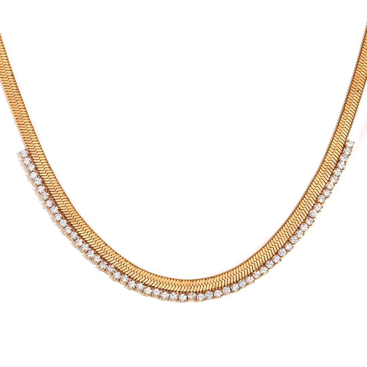 BowLift | Herringbone Diamond Dazzle Necklace