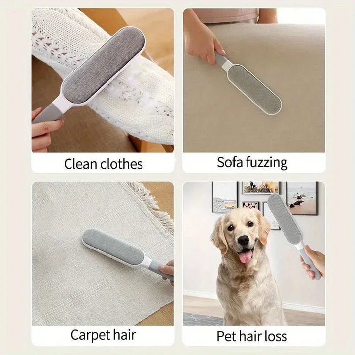 BowLift | Hair-free Reusable Lint and Pet Hair Brush | Double-sided & glue-free | Electrostatic & durable | For clothing, furniture & more