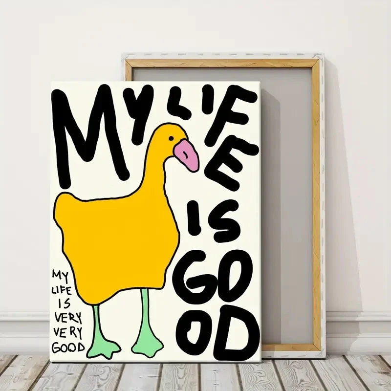 My Life is Good Wall Art | Bowlift