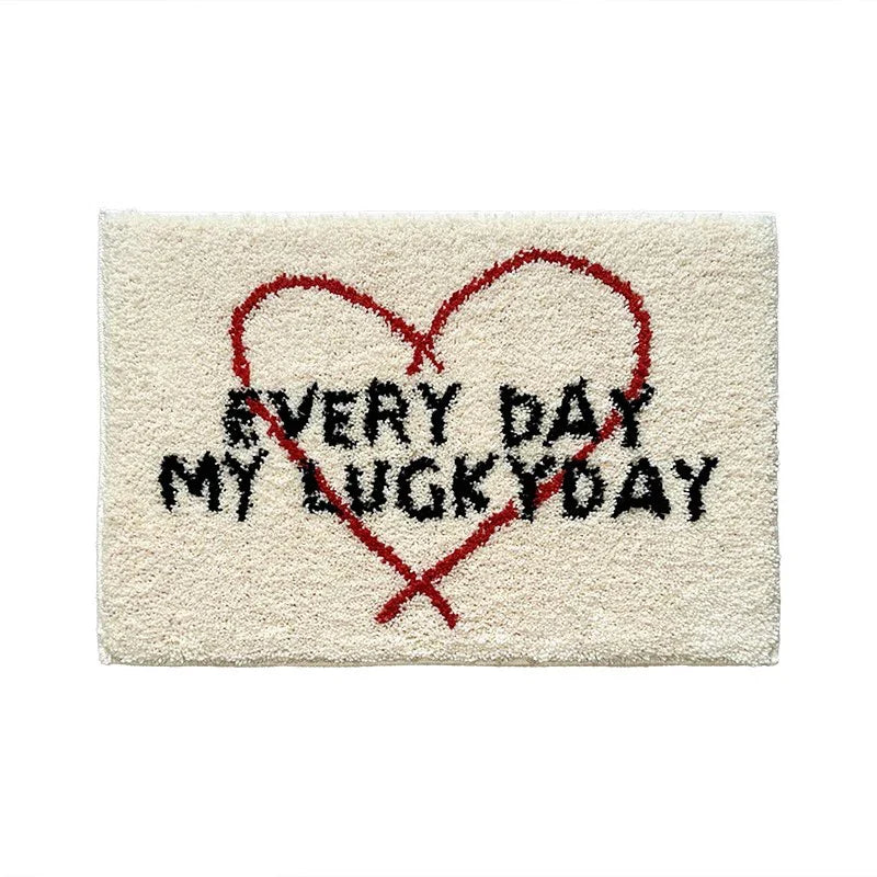 Wakey Wakey Tufted Bath Mat | Bowlift