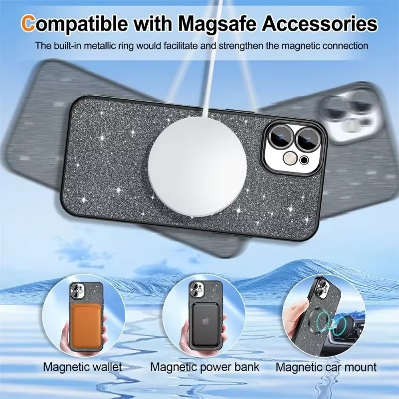 BowLift | Sparkling Electroplate Case with MagSafe for iPhone