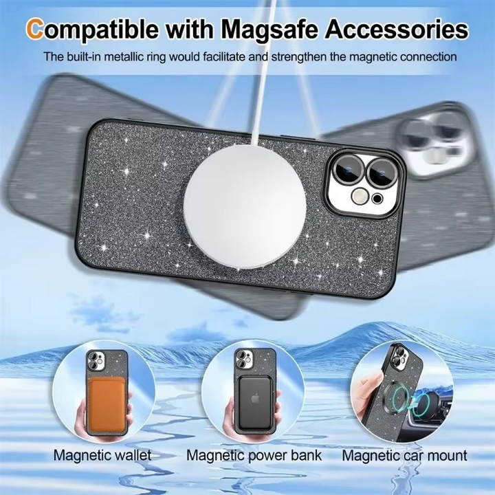 BowLift | Sparkling Electroplate Case with MagSafe for iPhone