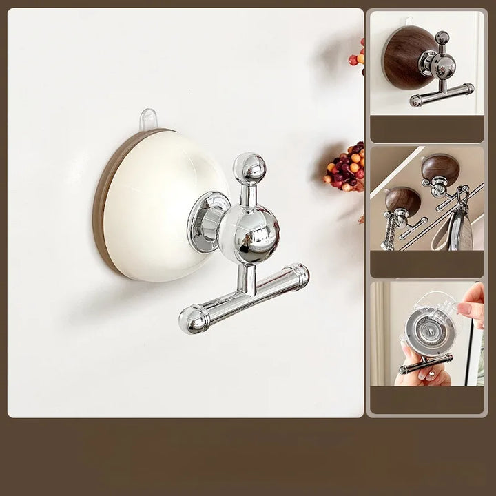 Punch-Free Quick Hang Wall Suction Cup Hook | Bowlift