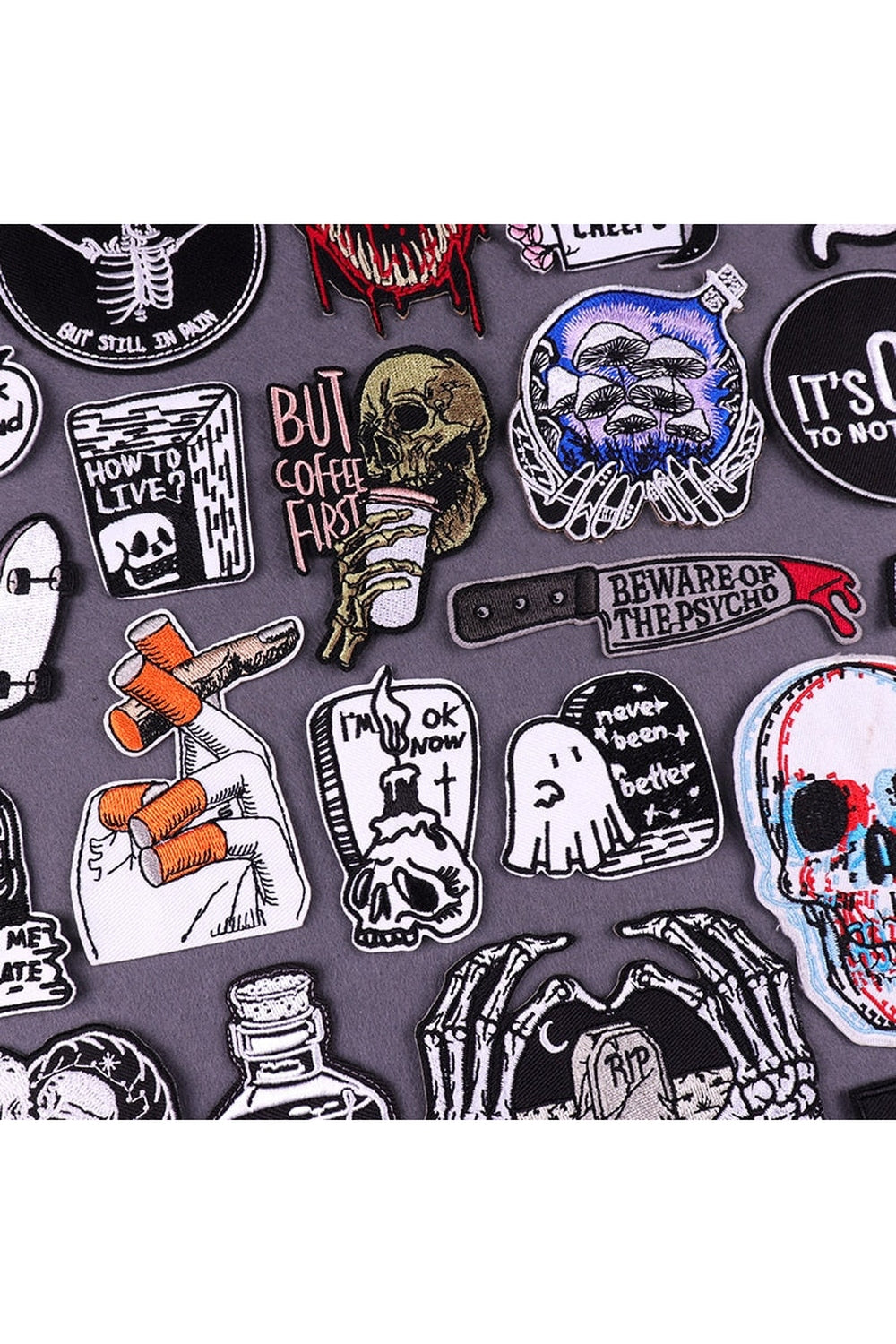 Ghost Style Embroidered Patch | Bowlift