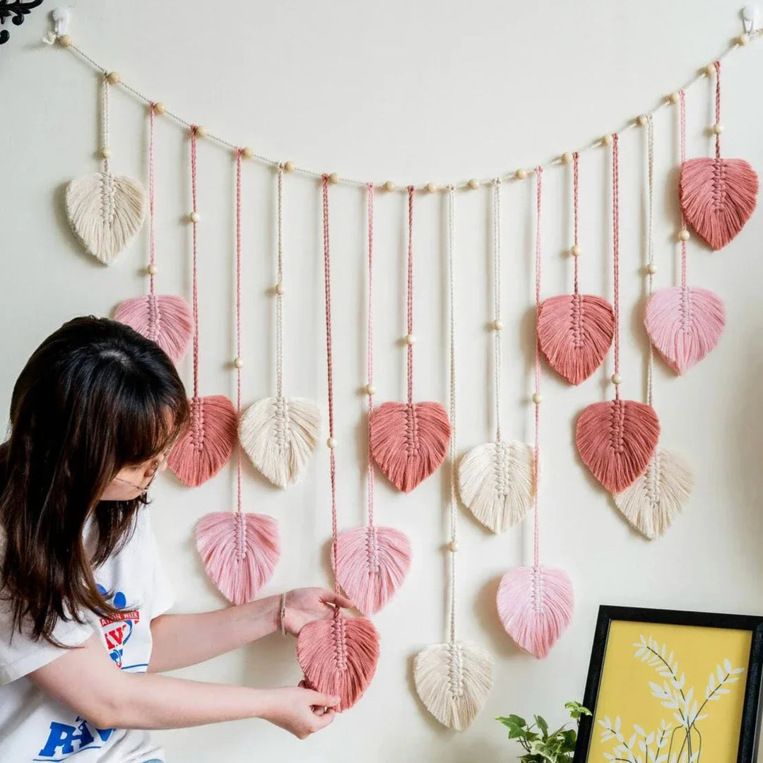 Blatt Macrame Wall Hanging