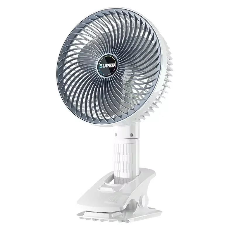 Clip-on Portable Compact USB Rechargeable Cooling Fan | Bowlift
