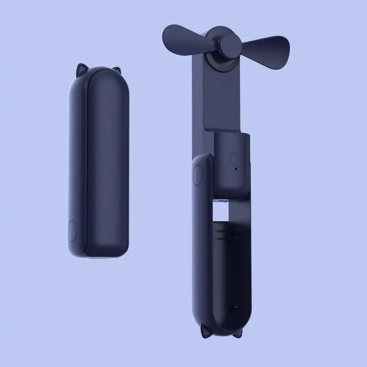 New Handheld Portable Mini Fan - Creative, Three-Speed Adjustable, Solid Color, USB Rechargeable Small Fan | Bowlift