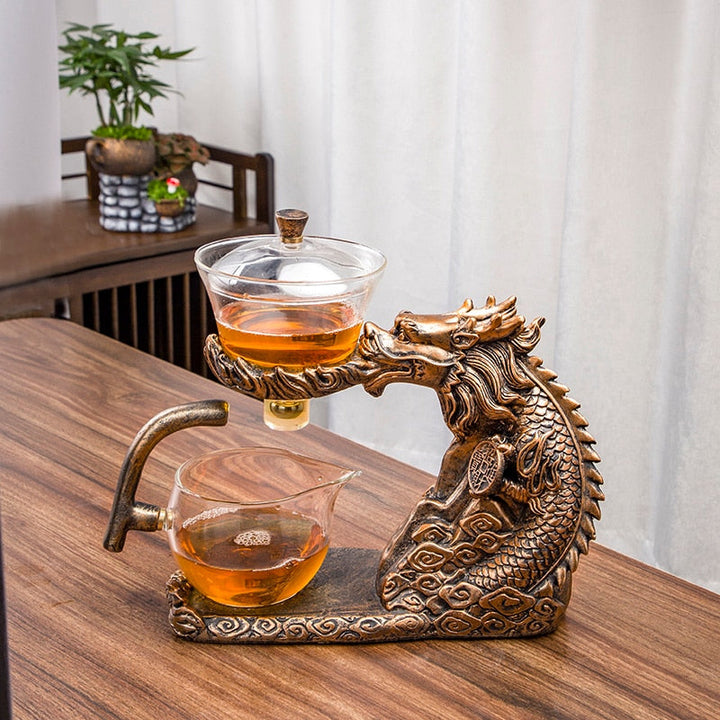 BowLift | Mystic Golden Dragon Teapot