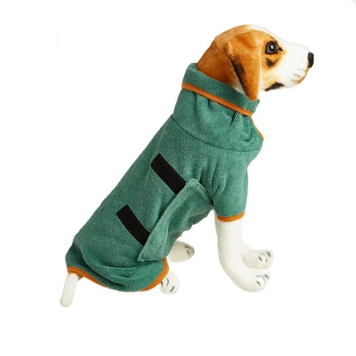 Pet bathrobe, highly absorbent and quick-drying Bowlift