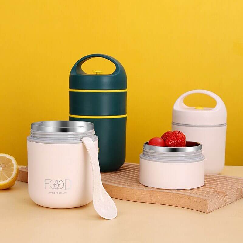 BowLift | LunchBuddy Premium Lunch Box | Leak-Proof & Sustainable | Bento Box with Compartments | Ideal for Work & School