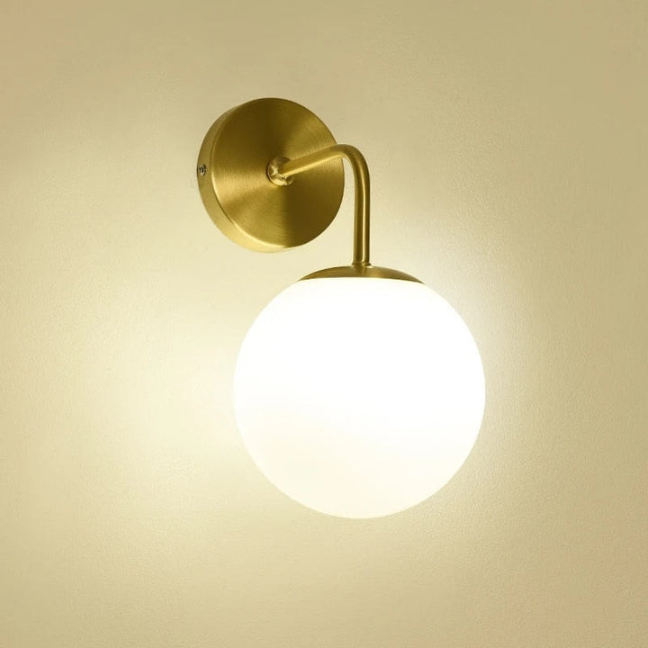 BowLift | SphereLuxe – Scandinavian Wall Light with Adjustable Lighting