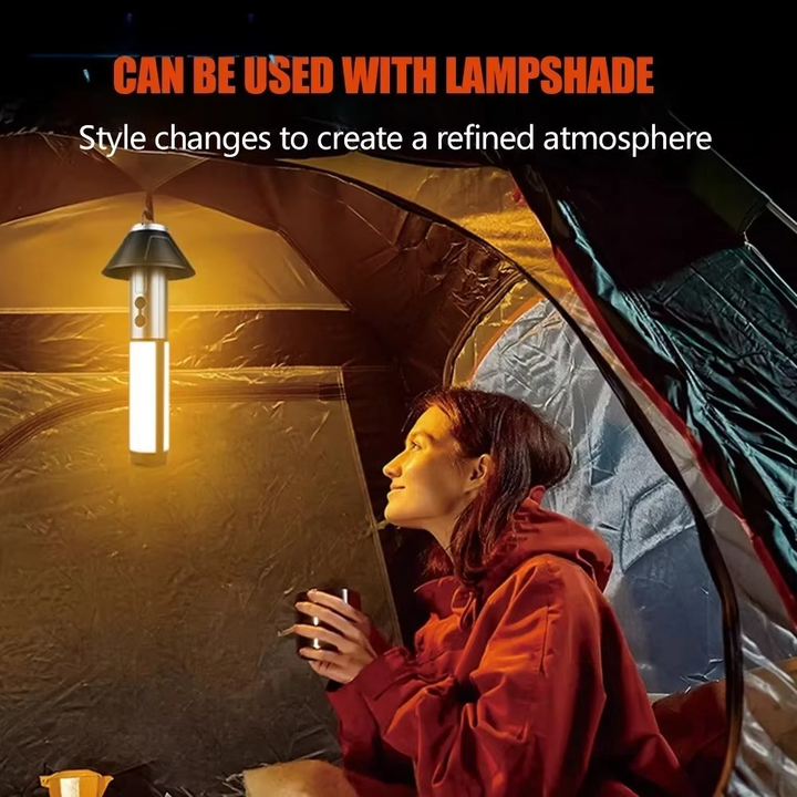 BowLift | Rechargeable 2-in-1 Telescoping Camping Lantern & Flashlight with Hook