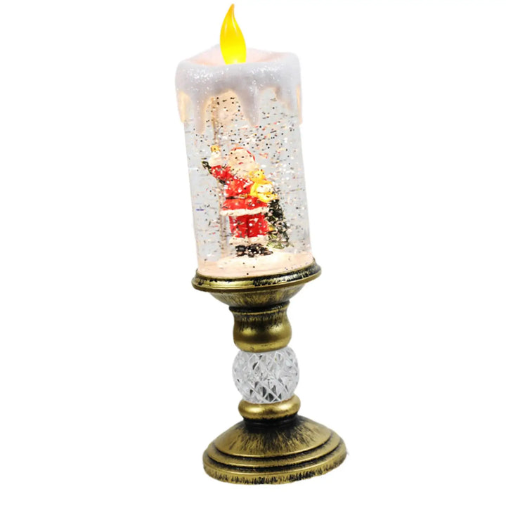 Crystal Echo Christmas Water Candle | Bowlift
