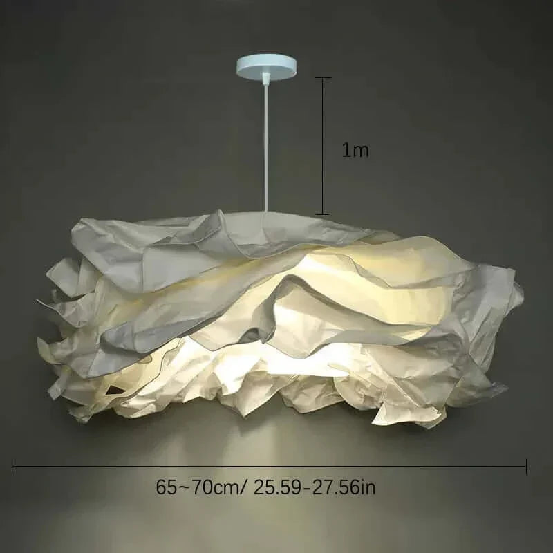 BowLift | Wool-like Paper Lampshade up to 70 cm wide