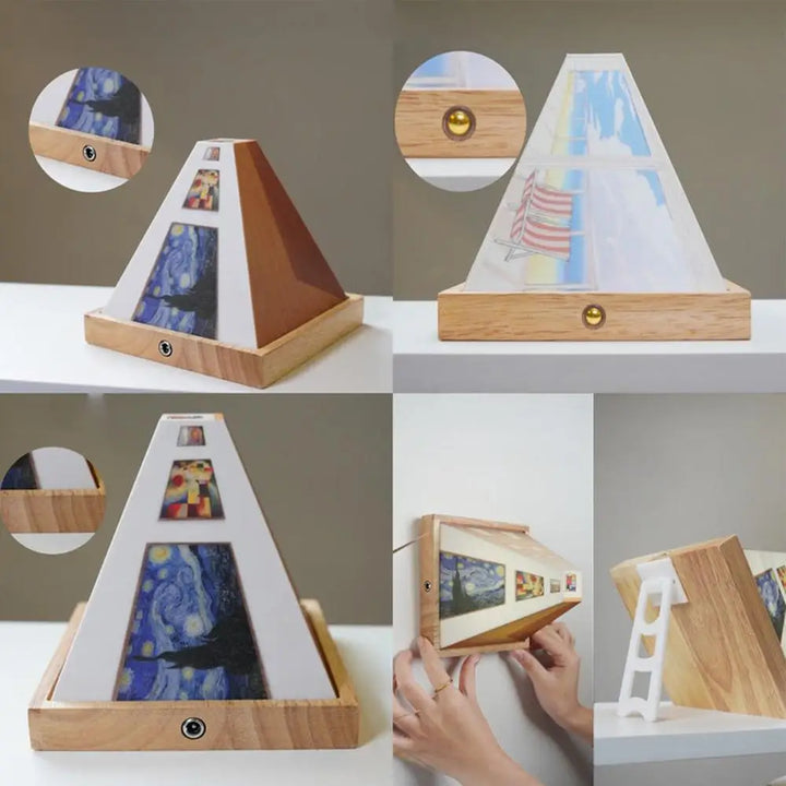 BowLift | 3D Vision Play Wall Lamp Art