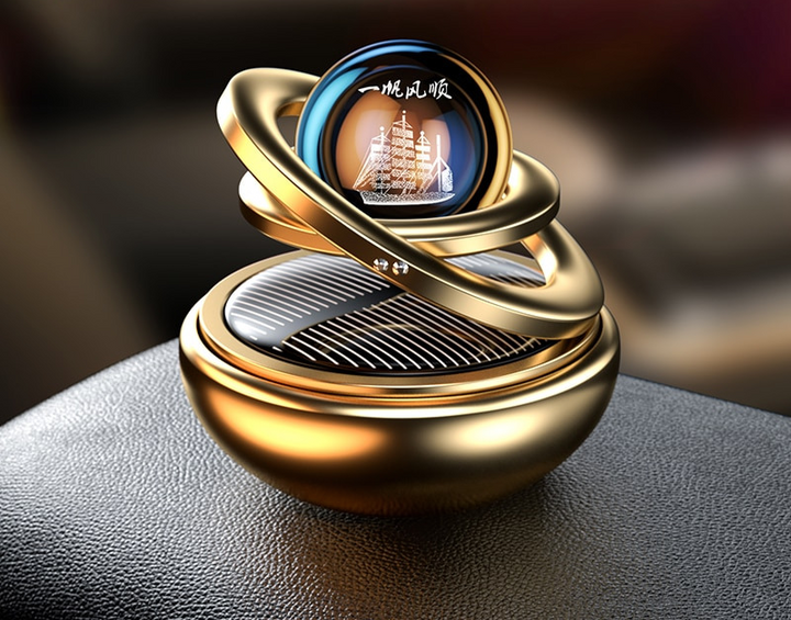 BowLift | Car Air Freshener | Solar Powered | 360° Fragrance Distribution | Luxurious Design | 4 Colors